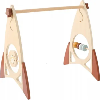 Dřevěná hračka Dřevěná gymnastická raketa - stojan