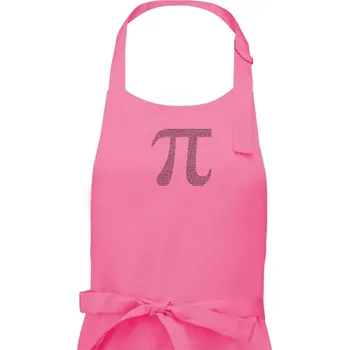 Kuchyňská zástěra Pí - číslice - Pánská zástěra na vaření - Univerzální velikost ( Růžová )