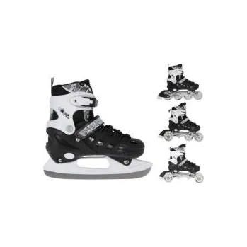 Kolečkové brusle Brusle NILS EXTREME NH10905 4v1 černé - - Výběr variant -