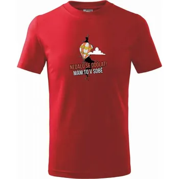 Chlapecké tričko Nedalo se odolat, mám to v sobě balón - Tričko dětské bavlněné - 98 cm / 2 roky ( Červená )