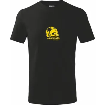 Chlapecké tričko Summer classic - Tričko dětské bavlněné - 98 cm / 2 roky ( Černá )
