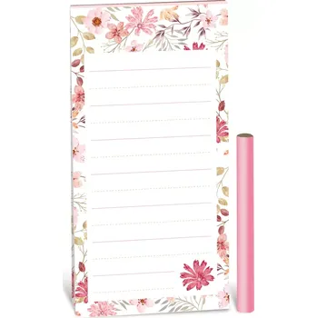 Zápisník Magnetický poznámkový bloček - Květy