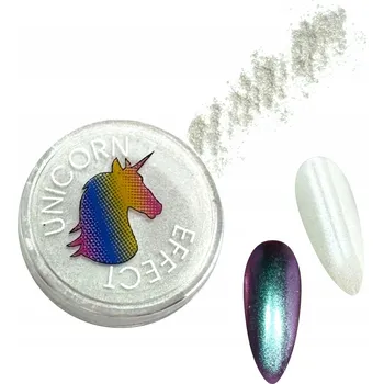 UNICORN pigment na nehty, ozdoba - Efekt mořské panny/kameleona