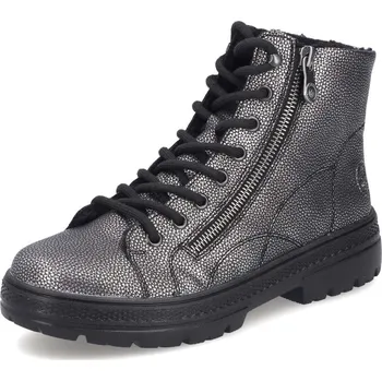 Dámské kozačky Dámská kotníková obuv RIEKER N0031-90 šedá W5 40