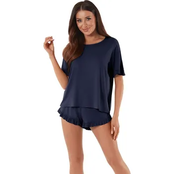 Dámské pyžamo Dámské pyžamo ITALIAN FASHION STYL krátká tmavě modrá XL 0