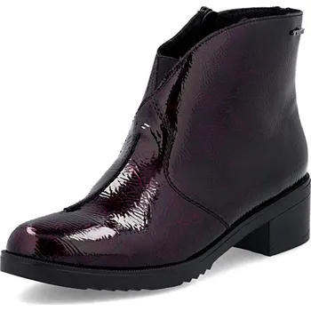 Dámské kozačky Dámská kotníková obuv RIEKER Y0553-35 červená W5 43