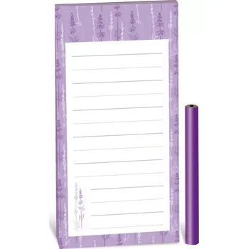 Zápisník Magnetický poznámkový bloček - Fialový