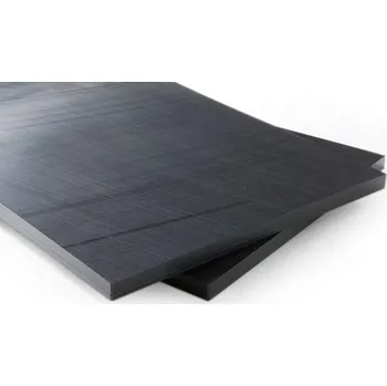 Příslušenstí k soustruhu Röchling Polyoxymethylenová deska, POM-C, černá tl. 1 mm, 1 x 2 m