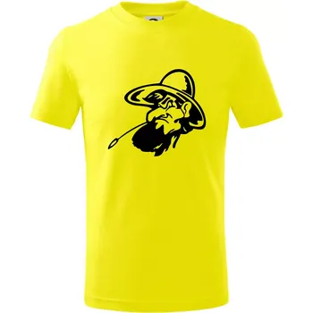 Zapšklý farmář - Tričko dětské bavlněné - 98 cm / 2 roky ( Citrónová )