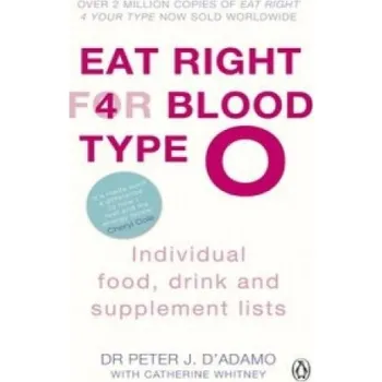 Cizojazyčná kniha Eat Right for Blood Type O (Peter J. D´Adamo)(Brožovaná)