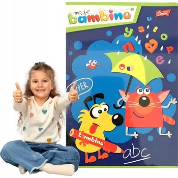 Sešit Sešit A5, linkovaný (3 linky), Bambino, 16 listů
