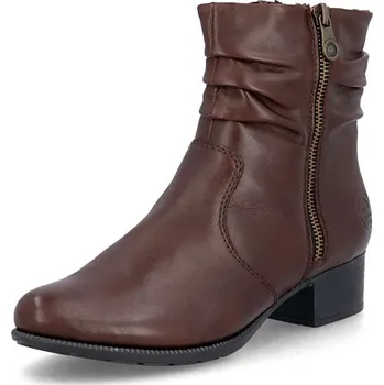 Dámské kozačky Dámská kotníková obuv RIEKER 78656-27 hnědá W5 39