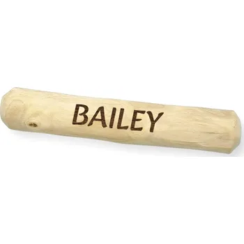 Žertovný předmět GRAVENO Dřevěná kost s vlastním jménem