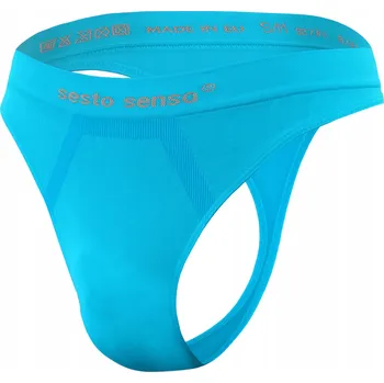 Podprsenka Sesto Senso Pánská bezešvá tanga velikost L/XL Tyrkysová