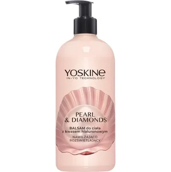 Yoskine, Pearl &amp; Diamonds tělové mléko s kyselinou hyaluronovou 400ml