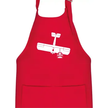 Kuchyňská zástěra RC letadlo - Dětská zástěra na vaření - Univerzální velikost ( Červená )