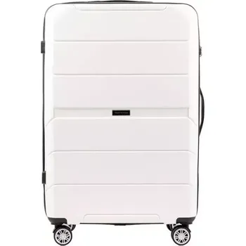 Cestovní kufr WINGS SPARROW PP05 POLIPROPYLEN WHITE střední M
