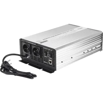 Měnič napětí Sinusový měnič napětí UPS 2000W 12/230V + nabíječka 12V/15A (35pswCH2012)