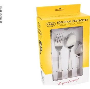 Příslušenství ke karavanu Sada příborů z nerezové oceli CAMP4, pro 4 osoby