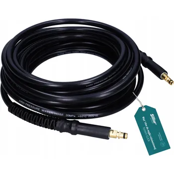 Příslušenství pro vysokotlaký čistič Hadice Sillar 10 m pro tlakové myčky Karcher K2 K3 K4 K5 K6 K7 CLICK-CLICK