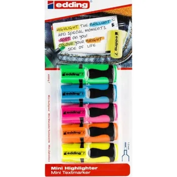 Zvýrazňovač vícebarevný Edding 5 ks