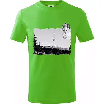 Chlapecké tričko Retro Praděd - Tričko dětské bavlněné - 98 cm / 2 roky ( Apple Green )