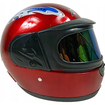 Helma na motorku MOTOCYKLOVÁ PŘILBA S DVOJITÝM SKLEM, INTEGRÁLNÍ PŘILBA