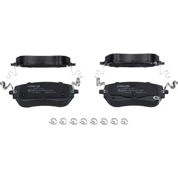 Brzdová destička Sada brzdových destiček, kotoučová brzda KAVO PARTS KBP-10151
