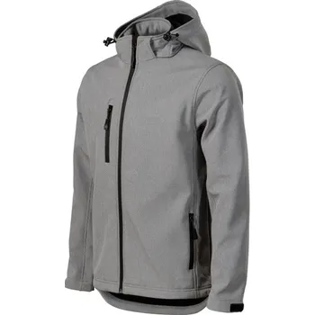 MALFINI Bunda Performance 522, softshellová, pánská MAL-5221216 XL Melír šedá tmavá