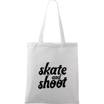 Biatlon skate and shoot - Taška bavlněná - 42 x 38 cm ( Bílá )