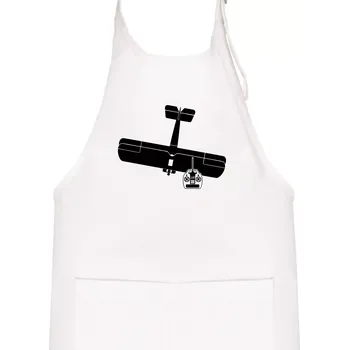 Kuchyňská zástěra RC letadlo - Dětská zástěra na vaření - Univerzální velikost ( Bílá )