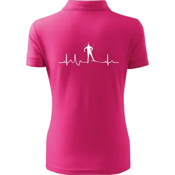 EKG biatlon - Polokošile dámská Pique Polo - XS ( Purpurová )