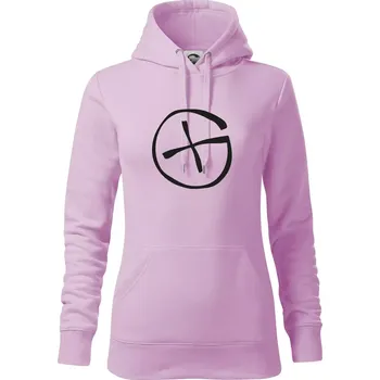 Dámská mikina Geocachka - Mikina dámská Cape s kapucí - XS ( Orchid )