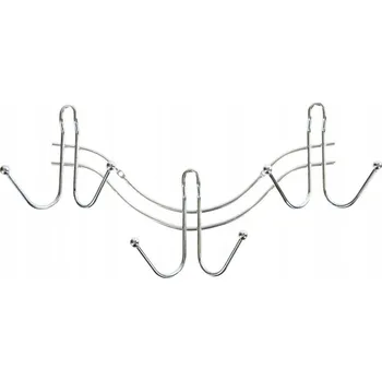 Věšák Háček na hmoždinky AWD Interior stříbrný