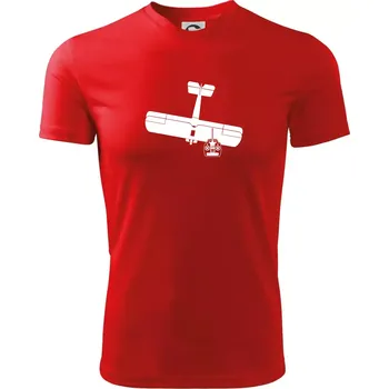 Pánské oblečení RC letadlo - Pánské triko Fantasy sportovní (dresovina) - M ( Červená )
