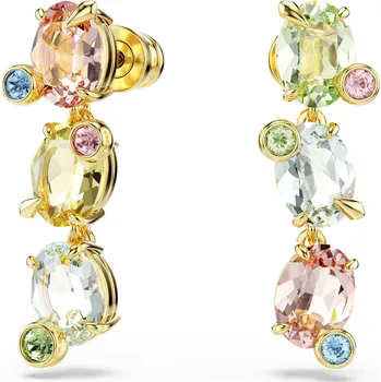 Náušnice Swarovski Nepřehlédnutelné pozlacené náušnice Gema 5714815 + 2 měsíce na vrácení zboží