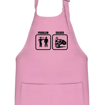 Kuchyňská zástěra Problem quad / čtyřkolka - Dětská zástěra na vaření - Univerzální velikost ( Růžová )