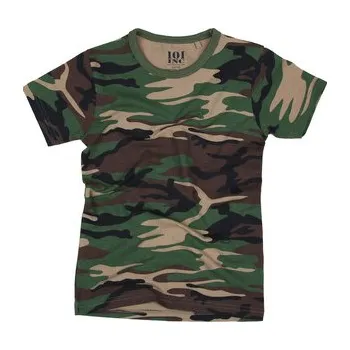 Maskáčové tričko dětské 101 Inc Tee - woodland, 104