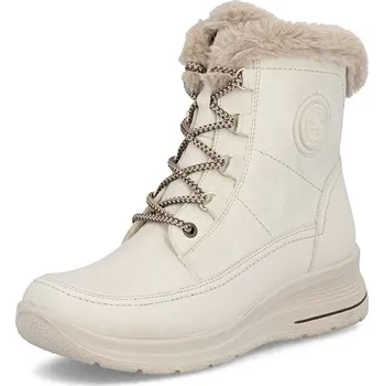 Dámské kozačky Dámská kotníková obuv RIEKER L7706-80 béžová W5 40