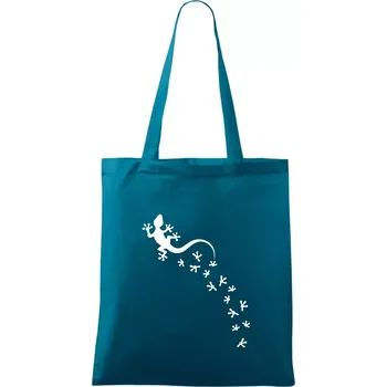 Geocaching Gekoni - Taška bavlněná - 42 x 38 cm ( Petrolejová )