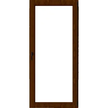 Vchodové dveře Solid Elements Premium Balkonové dveře OS 1, 90 P, 90 × 200 cm, trojsklo, 6 komor, pravé, dub zlatý W2GDBCZTK2.0023