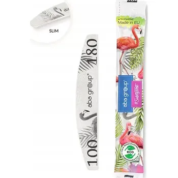 Pilník na nehty Aba Group Slim Plameňák Crescent 100/180