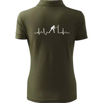 Ekg squash žena - Polokošile dámská Pique Polo - XL ( Military )