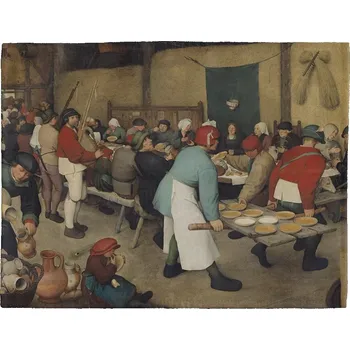 Obraz Podložka na stůl Chlapecké svatební hostina Pieter Bruegel starší