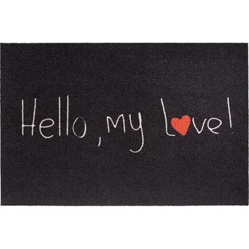 Rohožka Vstupní čistící rohož Hello my love - délka 50 cm a šířka 75 cm
