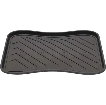 Odkapávač na nádobí Plastový tmavě šedý odkapávač na boty - 50 x 38 x 2 cm