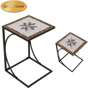 Zahradní stůl Zahradní stůl Amarillo, s dekorativní mozaikovou deskou, 35 x 35 x 53 cm | 950527