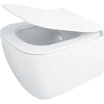Deante Závěsný WC komplet bez příruby Hyacint New - CDYD6ZPW, včetně SoftClose sedátka