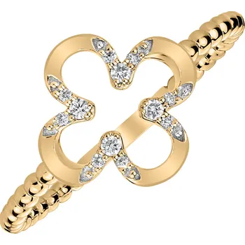 Prsten Prsten s diamanty Shiny Petals