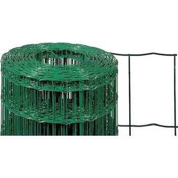 Pletivo Pletivo EUROPLAST 1, 1500/100x50/2,20 mm, zelené, RAL 6005, Zn+PVC, ohradové, bal. 25 m